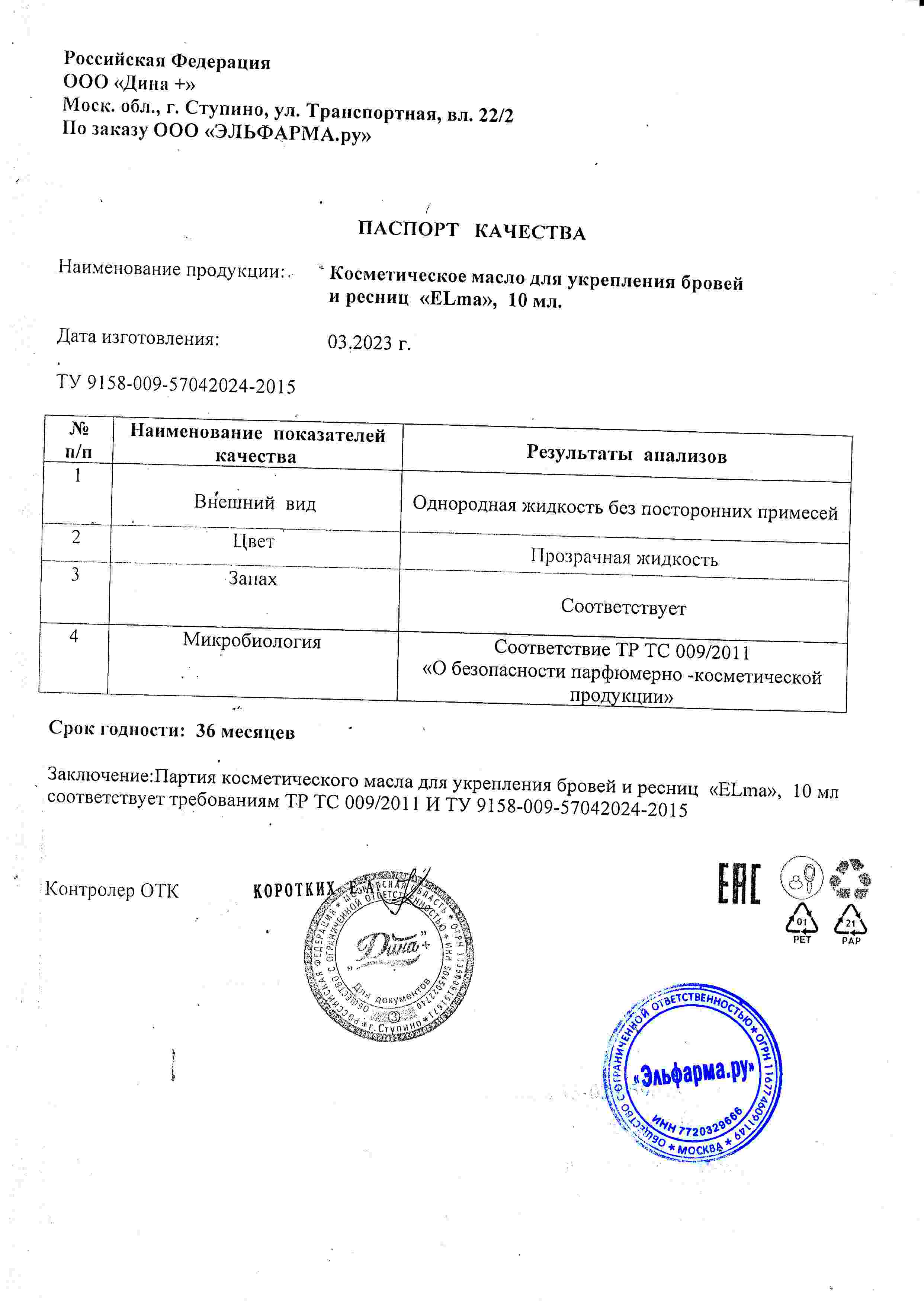 Паспорт №032023